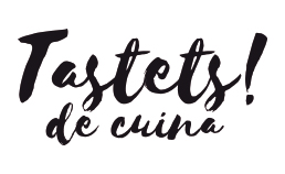 Rètol manuscrit: «Tastets! de cuina».